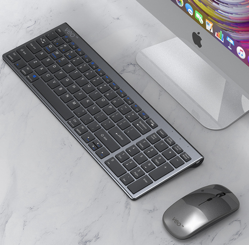 VEO BM70 Wireless Keyboard & Mouse Combo – Black UK Layout – JLC