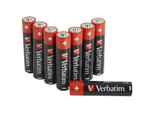 ALKALINE BATTERY AAA 8 PACK – Verbatim