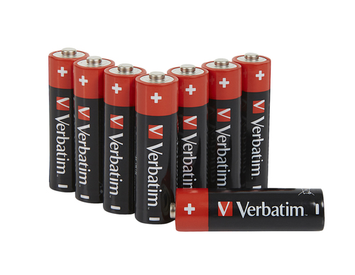 ALKALINE BATTERY AA 8 PACK – Verbatim