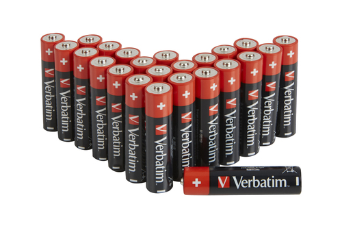 ALKALINE BATTERY AA 24 PACK – Verbatim