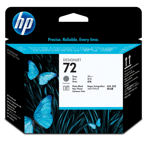 HP 72 GREY AND PHOTO BLACK PRTHEAD – HP Inc