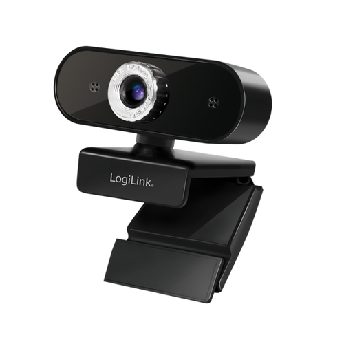 Webcam, USB 2.0, HD 1920x1080, 60 degree, black – LogiLink