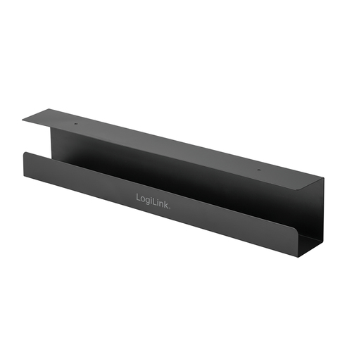 Under-Desk Cable Tray Organizer, black – LogiLink
