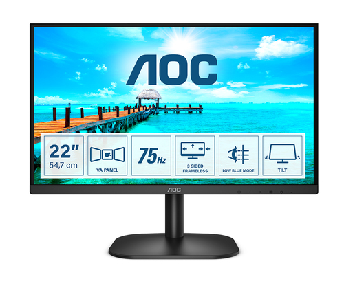 AOC 22B2H 21.5 INCH FHD HDMI VGA – AOC