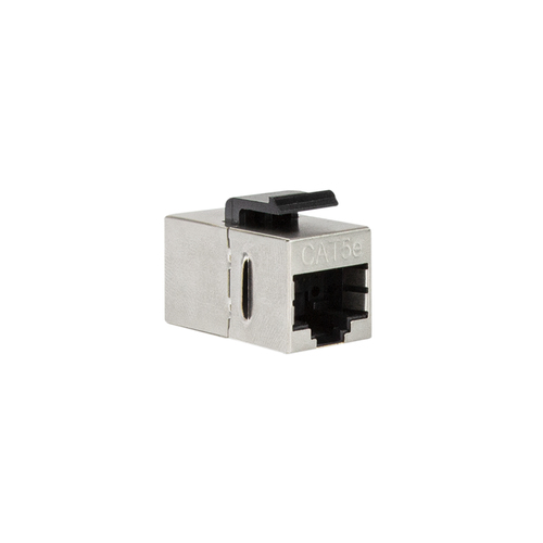 Keystone Coupler Cat.5e STP, 2xRJ45, metal, shielded – LogiLink