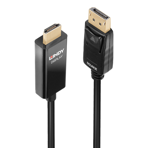 2M ACTIVE DISPLAYPORT TO HDMI CABLE WITH HDR – Lindy
