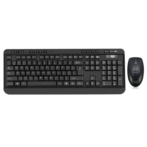 DESKTOP ANTIMICROBIAL WIRELESS DESKTOP KEYBOARD AND MOUSE ( L – Adesso