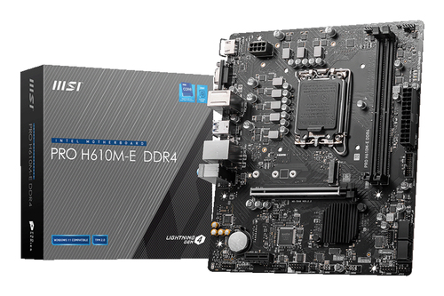 PRO H610M-E DDR4 – Micro-Star International