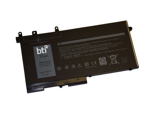 451-BZT compatible 51Wh 3-cell battery for Dell Latitude 5480 5490 5580 5590 – Battery Technology