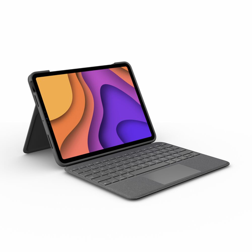 FOLIO TOUCH IPAD AIR 4TH GEN OXFORD GREY TNL – Logitech