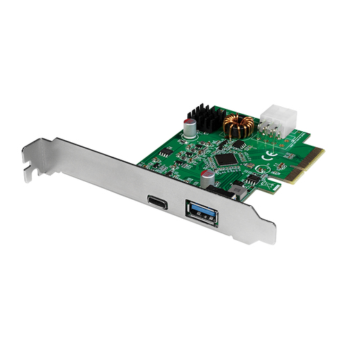 PCI-Express Card, USB 3.2 Gen 2, USB-A & USB-C (PD) – LogiLink