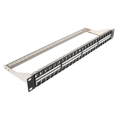 48 Port Cat6a 1u Unloaded Keystone Patch Panel – Cablenet