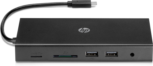 HP Travel Hub - Poortreplicator - USB-C - VGA, HDMI - Europa – HP Inc
