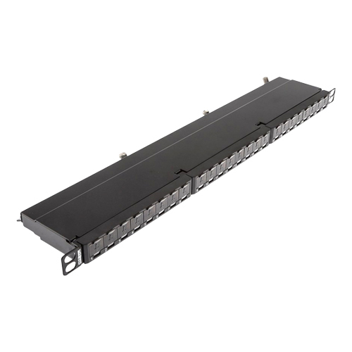 24 Port Cat6a FTP 0.5u PCB Patch Panel – Cablenet