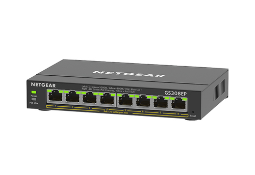 8PT GE PLUS SWCH W/ POE+ – Netgear