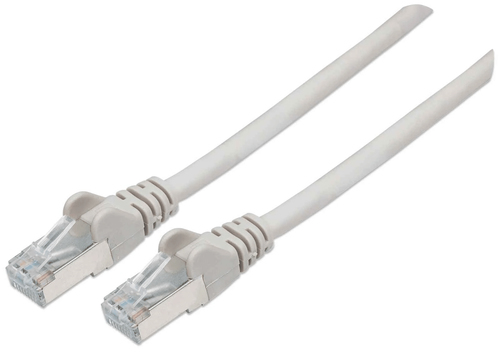 NETWORK CABLE CAT7/PLUG 6A COPP -2M GREY S/FTP SNAGLESS/BOOTED – INTELLINET