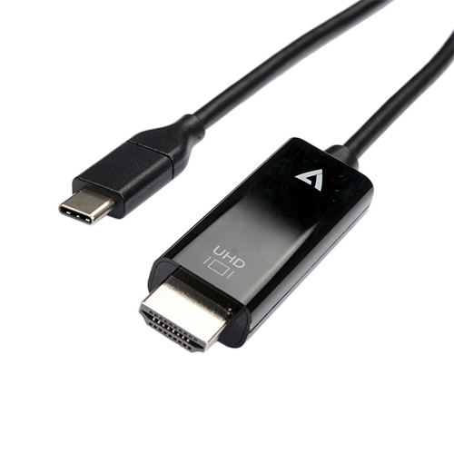 USB-C TO HDMI 2.0 CABLE 2M BLK VID / DATA CABLE 21.6GBPS 4K UHD – V7
