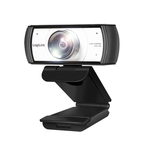 Webcam, LL1 Conference, USB 2.0, HD 1920x1080, 120 degree, black – LogiLink