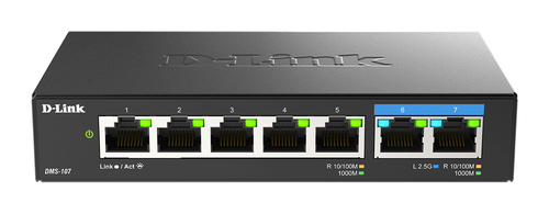 7-Port Multi-Gigabit Unmang Switch – D-Link Systems