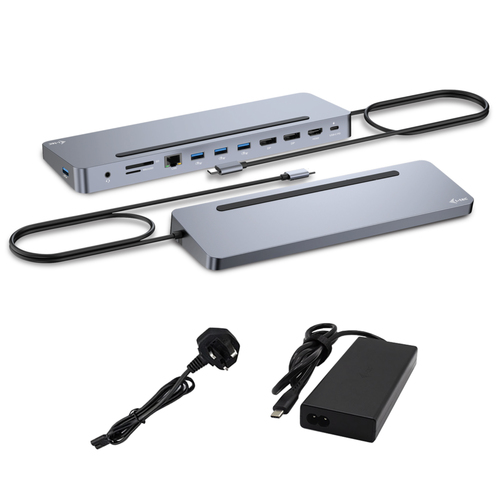 I-TEC USB-C ERGO DOCK + CHARGER 3X LCD +CHARGER 100W (BUNDLE) UK – ITEC