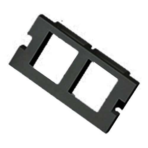 2 Port Keystone Housing (25mm x 50mm) Black – Cablenet