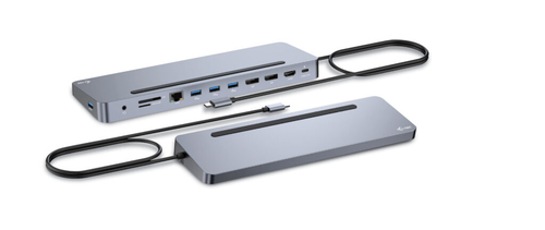 I-TEC USB-C ERGO 3X LCD DOCK METAL ERGONOMIC 4K DOCK PD 100 W – ITEC
