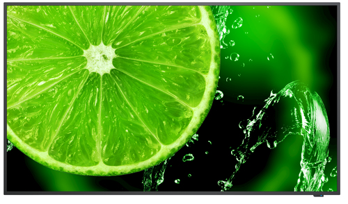 49"Black Large Format Display 4K UHD 350 cd/m2 16/7 Operation 3 x HDMI and 1x VGA – NEC Display Solutions