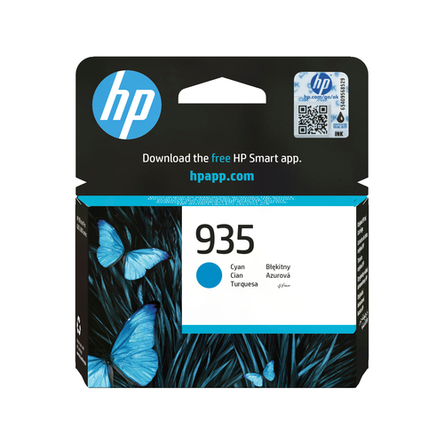 HP 935 CYAN INK CARTRIDGE 400 PAGES – HP Inc