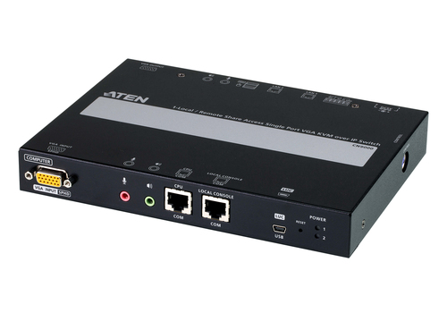 1-Local-Remote Share Access Single Port VGA KVM over IP Switch – ATEN