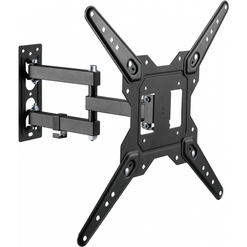 VISION Display Wall Arm Mount LIFETIME WARRANTY fits display 37-60 with VESA sizes up to 400 x 400 3 degree tilt up / 10 degree tilt down reach from wall 60-382 mm / 2.4-15.0 thumbscrews SWL 25 kg / 55 lb black – Vision