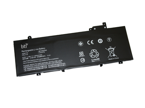 BTI 3-cell 57Wh 01AV478 compatible laptop battery for Lenovo Thinkpad T480S - 18 month warranty – Battery Technology