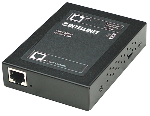 POE PLUS SPLITTER - 802.3AT 5/7.5/9/12V DC OUTPUT – INTELLINET