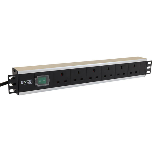 EXCEL 6-WAY POWER STRIP HORIZONTAL – Excel