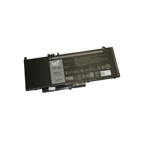 BTI alt to Dell Battery Lat E5550/E5450 51Whr 7.4V 4 Cell – Battery Technology