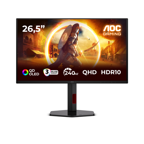 Q27G4ZDR 27IN QD-OLED 68.58CM 2560X1440 0.03 MS 16:9 HDMI BLAC – AOC