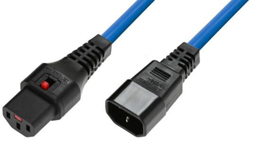 IEC Lock C13 to C14, 2m – MicroConnect