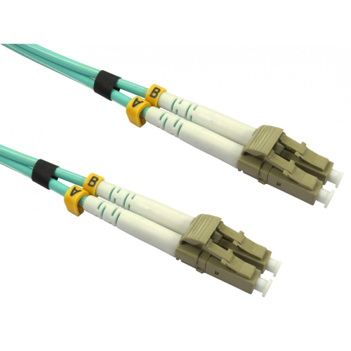2M LC-LC 50/125 MMDOM4 FIB CAB AQUA – Cables Direct