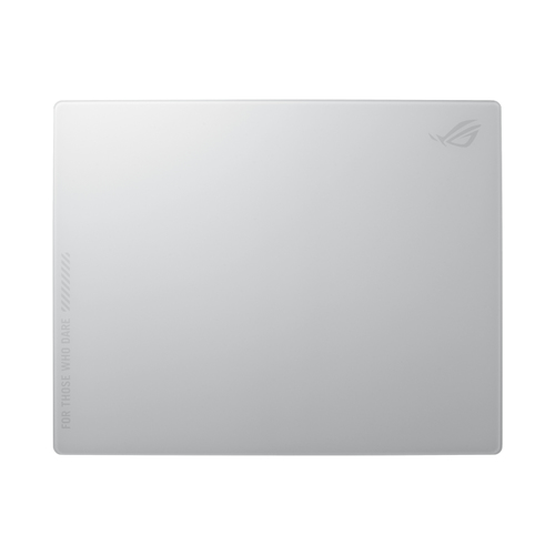 Asus ROG MOONSTONE ACE L Tempered Glass Mouse Pad Anti-slip Silicone Base 500 x 400 x 4 mm White – ASUSTeK COMPUTER