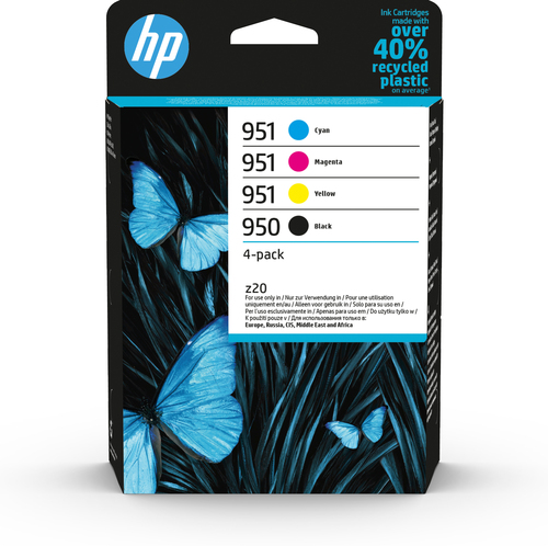 HP 950 BLACK / 951 CMY ORIGINAL K CARTRIDGE 4-PACK – HP Inc