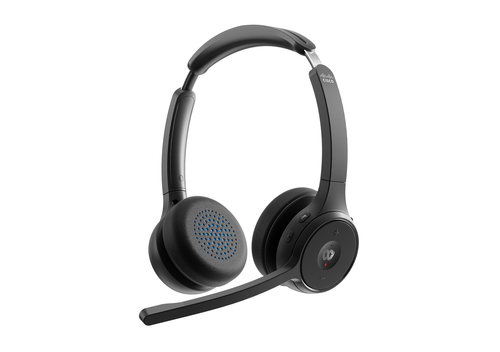 722 WIRELESS DUAL ON-EAR HEADSET USB-A BUNDLE-CARBON BLACK – Cisco Systems