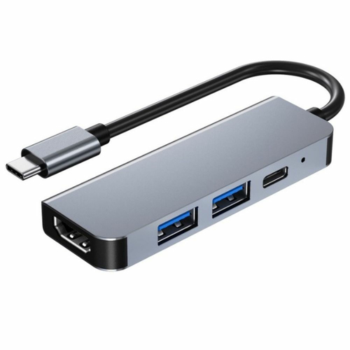 JLC Q4 Type C 4 Port Adapter - Grey – JLC