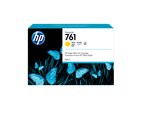 INK CARTRIDGE NO 761 400ML YELLOW DESIGNJET – HP Inc