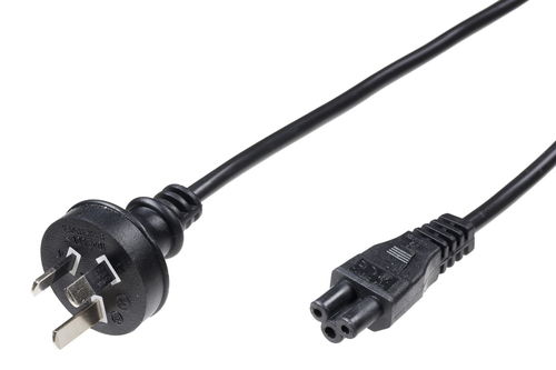POWER CORD NOTEBOOK 1.8M BLACK – MicroConnect