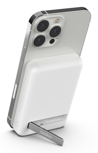 W-LESS POWERBANK WSTAND 5000MAH WHT – Belkin Components
