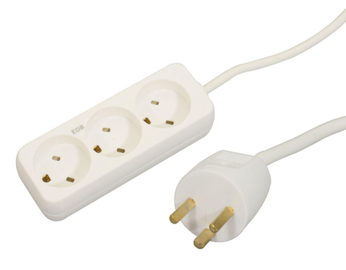 EDB STIKDÕSE 3 UDTAG M/J HVID – MicroConnect