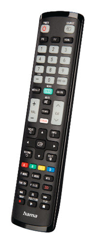 Hama Universal IR Remote Control for Samsung TVs, Teachable, Smart Buttons, Illuminating Buttons, 10m Range – Hama