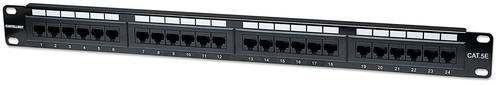 CAT5E PATCH PANEL 24-PORT UTP- 1U UNSHIELDED – INTELLINET