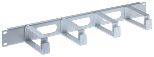 19IN CABLE MANAGEMENT PANEL 1U- 4 LONG PLASTIC RGS GREY – INTELLINET