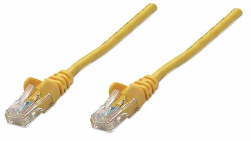 NETWORK CABLE CAT5E CCA 20M YELLOW U/UTP SNAGLESS/BOOTED – INTELLINET