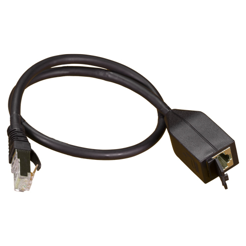 1m MPTL Cat6a Black S/FTP LSOH 26AWG Cable Adaptor – Cablenet